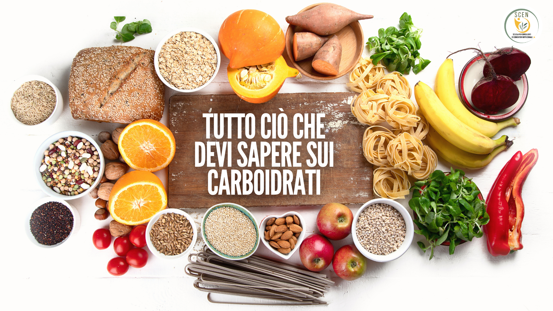 L'immagine è la copertina dell'articolo. Si trovano i carboidrati disposti in cerchio e il titolo al centro.
